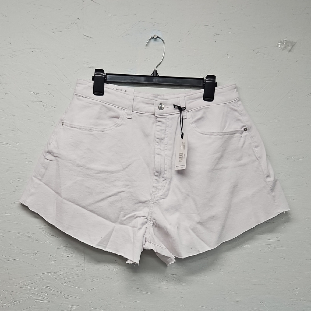 WeWoreWhat High Waist White Shorts